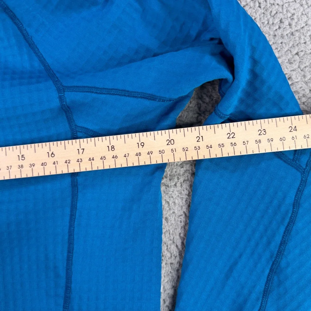 Patagonia R1‎ Pullover Mens Small Blue Quarter Zip Polartec Grid Fleece 40110